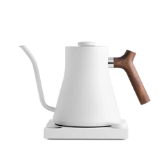 Matte White + Walnut