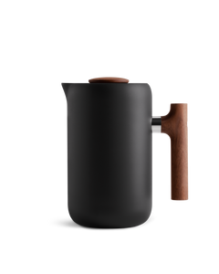 Matte Black + Walnut
